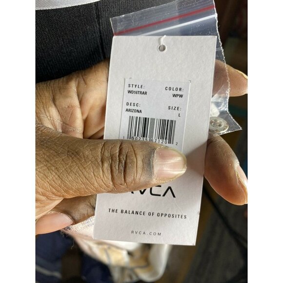 NWT‎ RVCA Womens LG Striped Sleeveless Set Outfit B - Picture 9 of 12